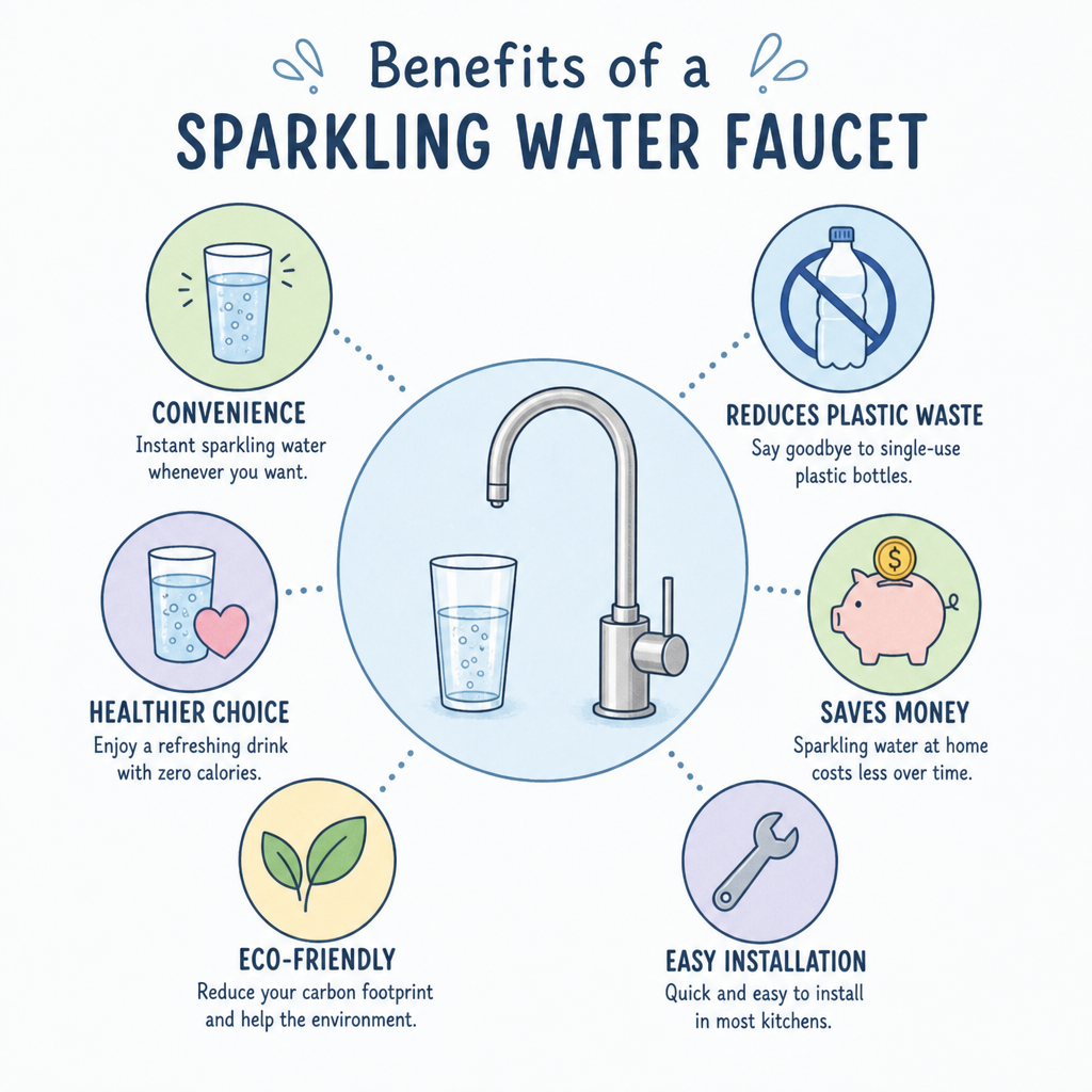 Install Sparkling Water Faucets for Health & Eco Benefits